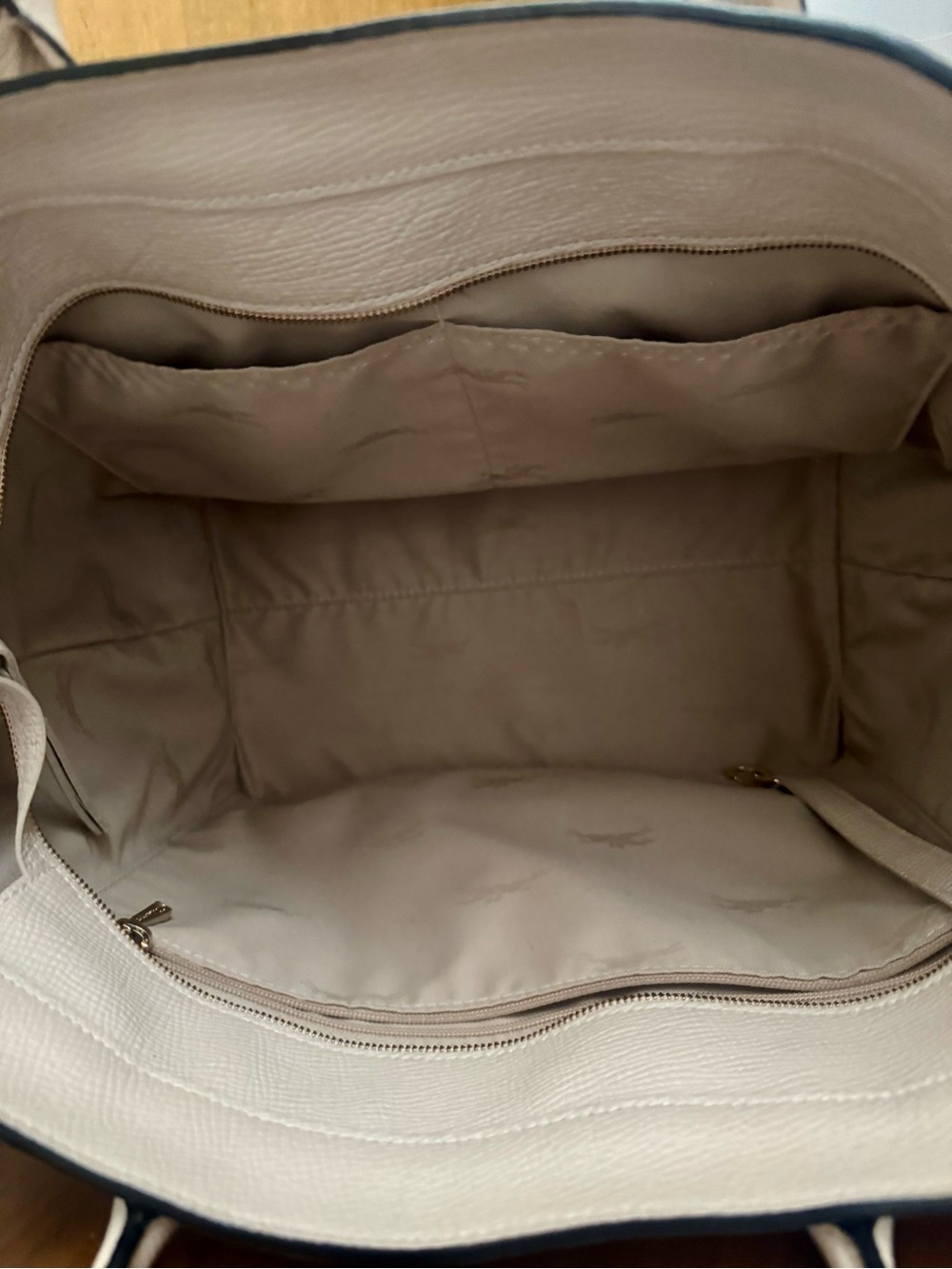 Longchamp Mailbox Leather Tote Chalk - Picture 8 of 13